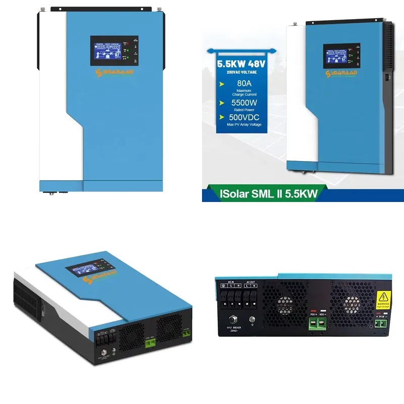 Hybrid Solar Inverter 5.5Kw Mppt 48V - 태양광 컨트롤러 3.5KW 5.5KW 하이브리드 태양광