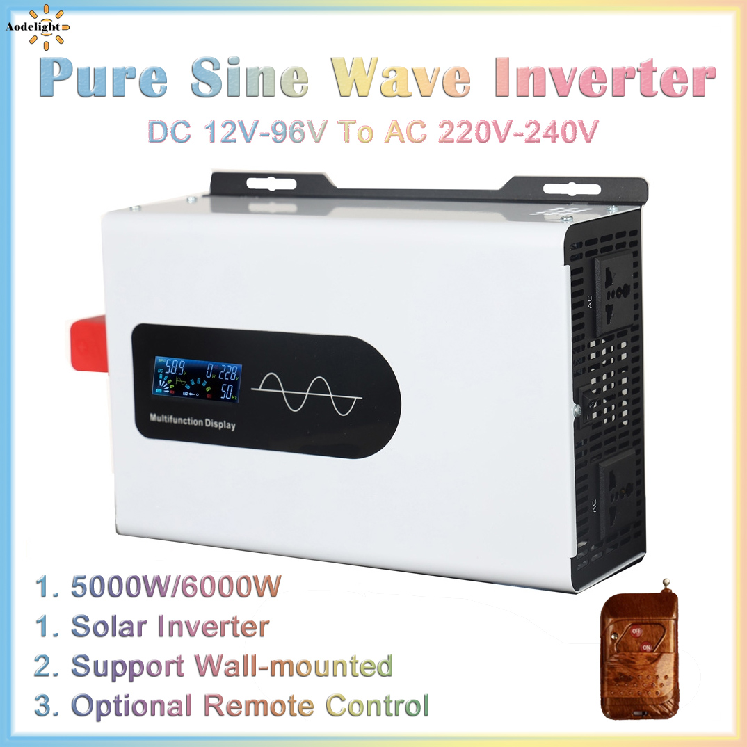 순수 사인파 인버터 컨버터, 태양광 자동차 인버터, 그 - Off Grid Solar Inverter 48V 6000W 리뷰 및 가격